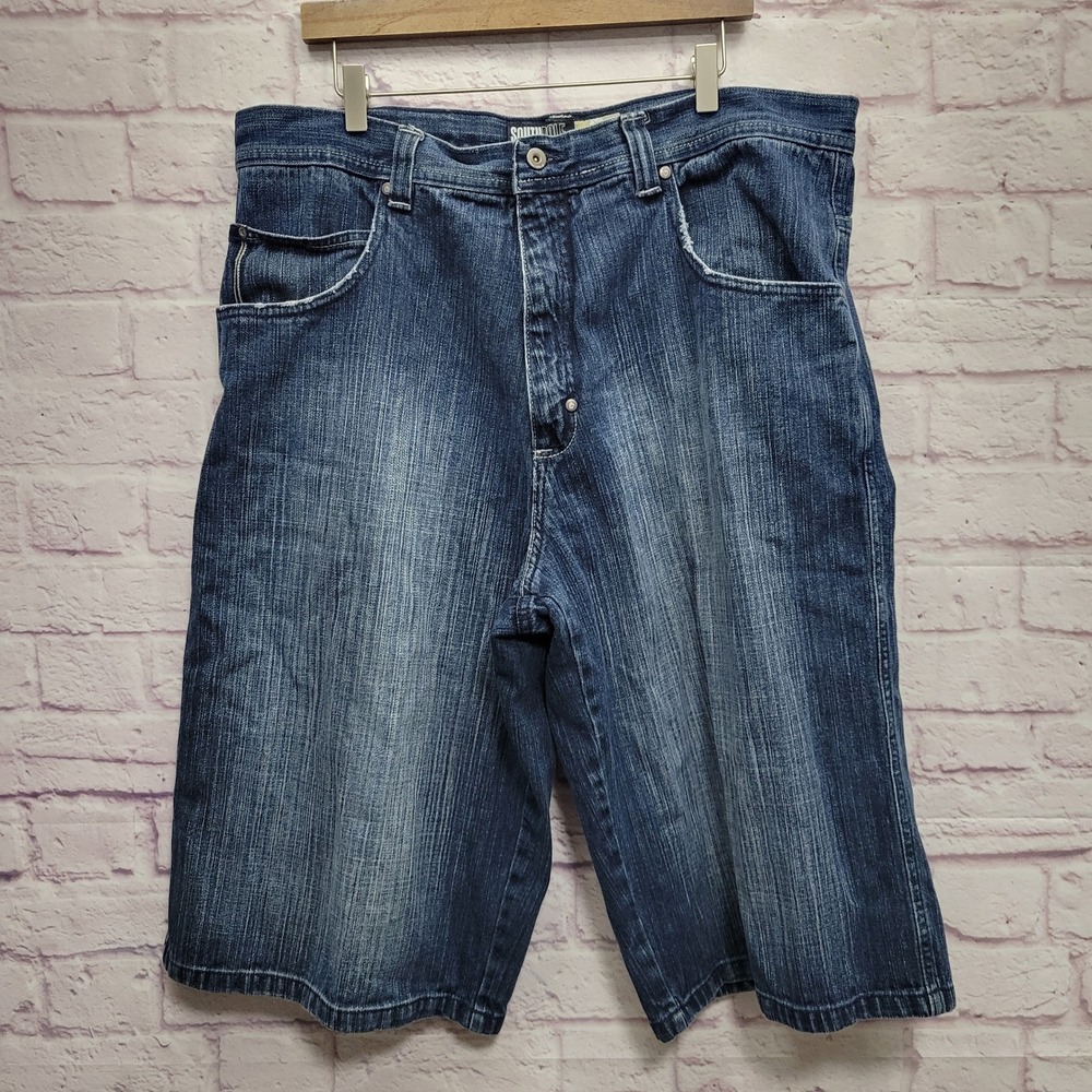 Southpole Denim‎ Shorts Men 40 Blue Baggy Y2K Hip Hop Skater Grunge Streetwear
